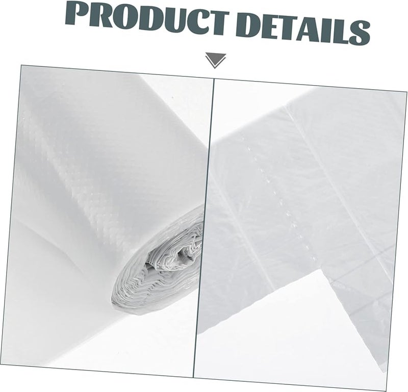 أكياس قمامة صغيرة 6 لفات مقاومة للتسرب مصنوعة من مادة البولي إيثيلين القوية لتخزين النفايات في المنزل والمكتب والسيارة - Image 3